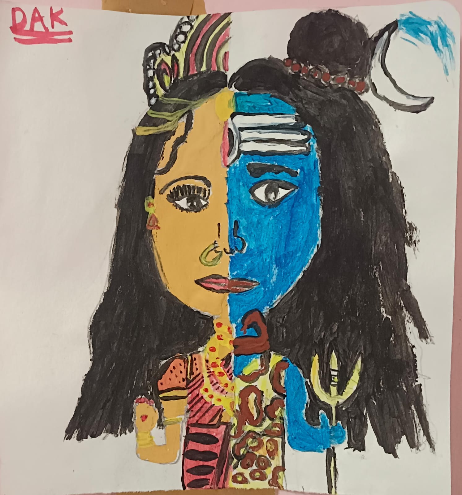 The Lord Shiva and Parvathi 1